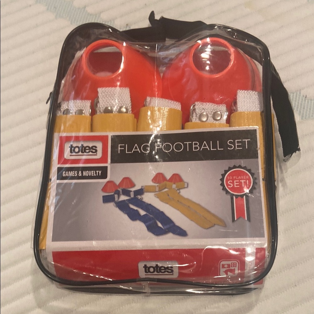 Totes Flag Football Set with Red and Yellow Flags
